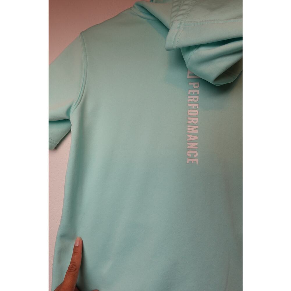 Baseball Lifestyle 101 BSBL-SZN Youth Hoodie - Mint/White - Picture 7 of 8